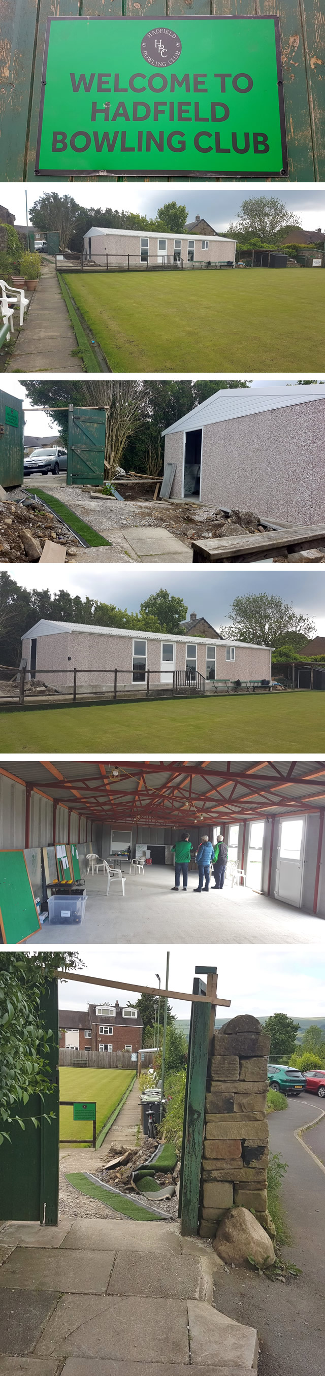 Hadfield Bowling Club Montage