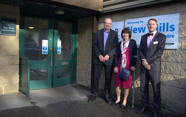 New Mills Leisure Centre - Alison Salmen, Mark Rushworh and Stacy Wilde