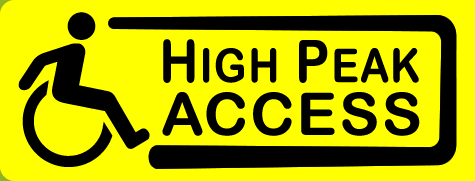 High Peak Access Logo - to HOME page